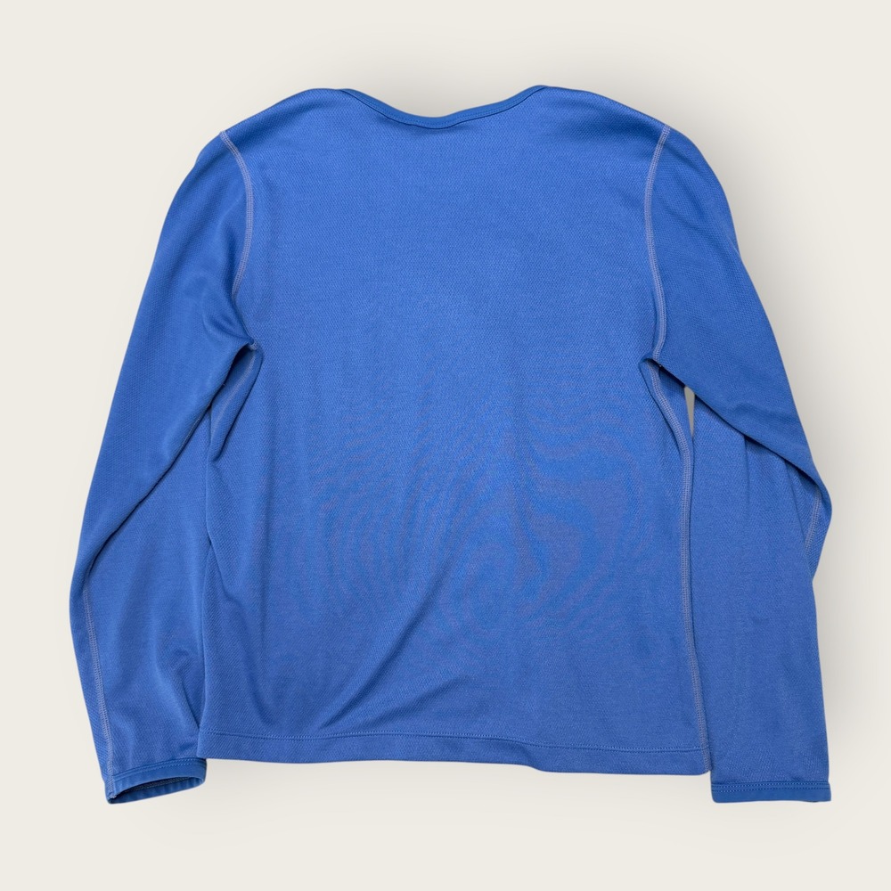 Womens Nike Dri-FIT Long Sleeve Top Performance Blue Small S
